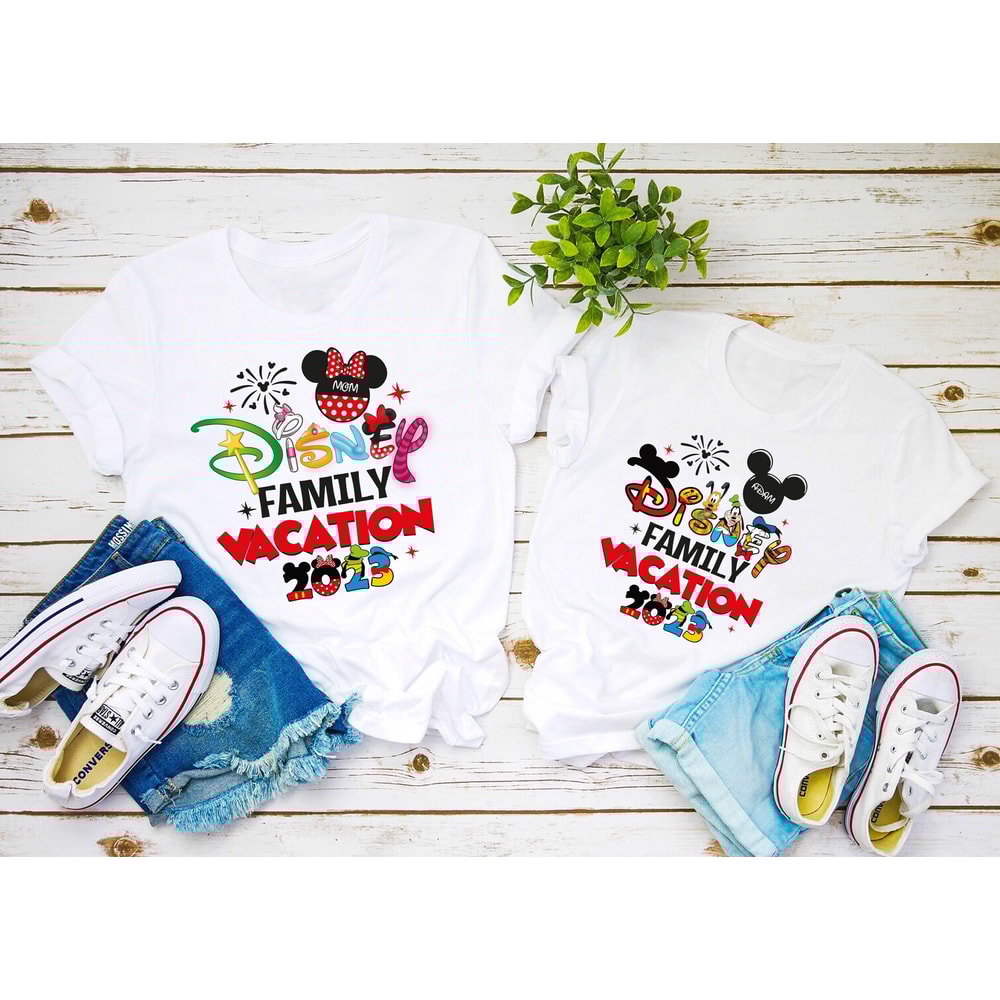 Disney Family Vacation 2023, Disney Family Trip, Disney Matching Shirts, Family Vacation Shirt, Disney Vacation Shirt, Personalized Tee - 1.jpg