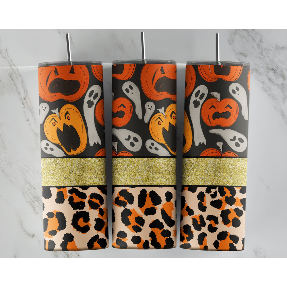 Halloween Tumbler Wrap, Halloween Sublimation Tumbler Designs, 20 oz Sublimation Tumbler Designs, Tumbler Template, Digital Download PNG.jpg
