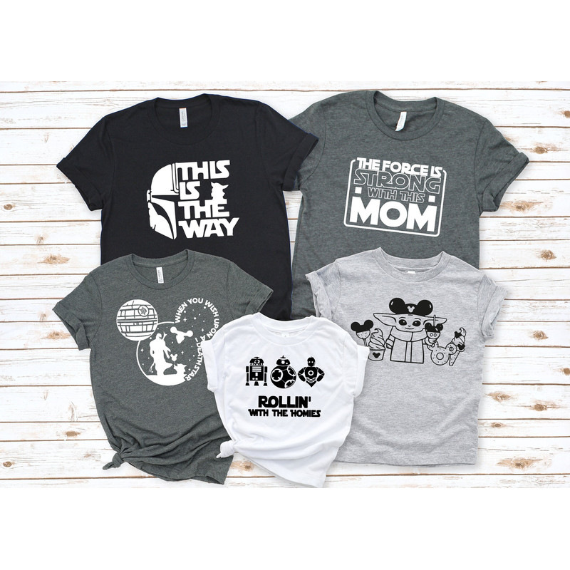 Disney Star Wars Shirt, Star Wars shirt, Disney Couple Shirt, Mickey Star Wars, Baby Yoda Shirt, Disney Vacation Family Shirt - 1.jpg