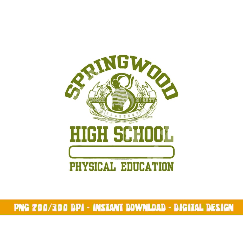 Nightmare on Elm Street Springwood Highschool P.E. png, sublimation .jpg
