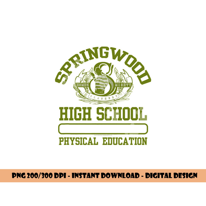 Nightmare on Elm Street Springwood Highschool P.E.  png, sublimation .jpg