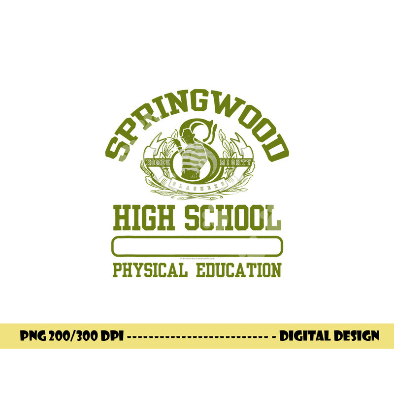 Nightmare on Elm Street Springwood Highschool P.E. png, sublimation .jpg