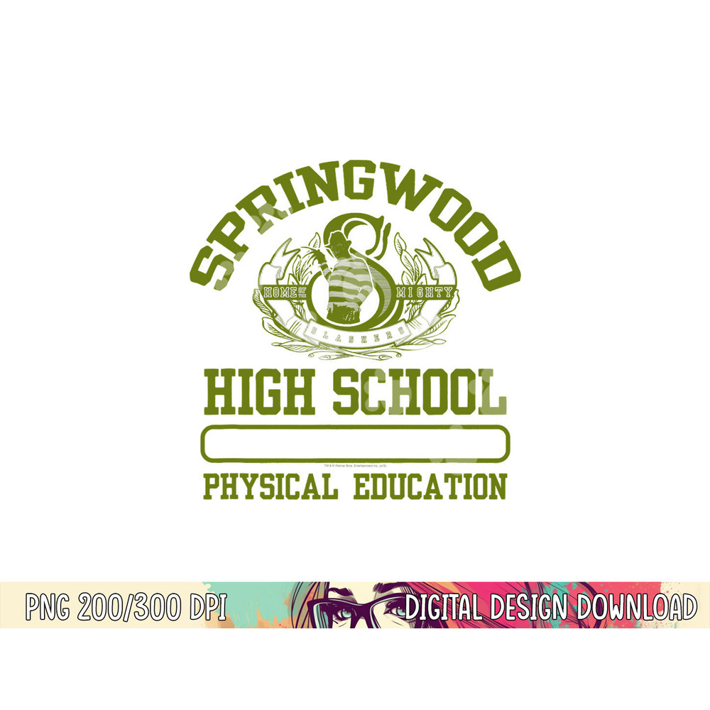 Nightmare on Elm Street Springwood Highschool P.E. png, sublimation .jpg