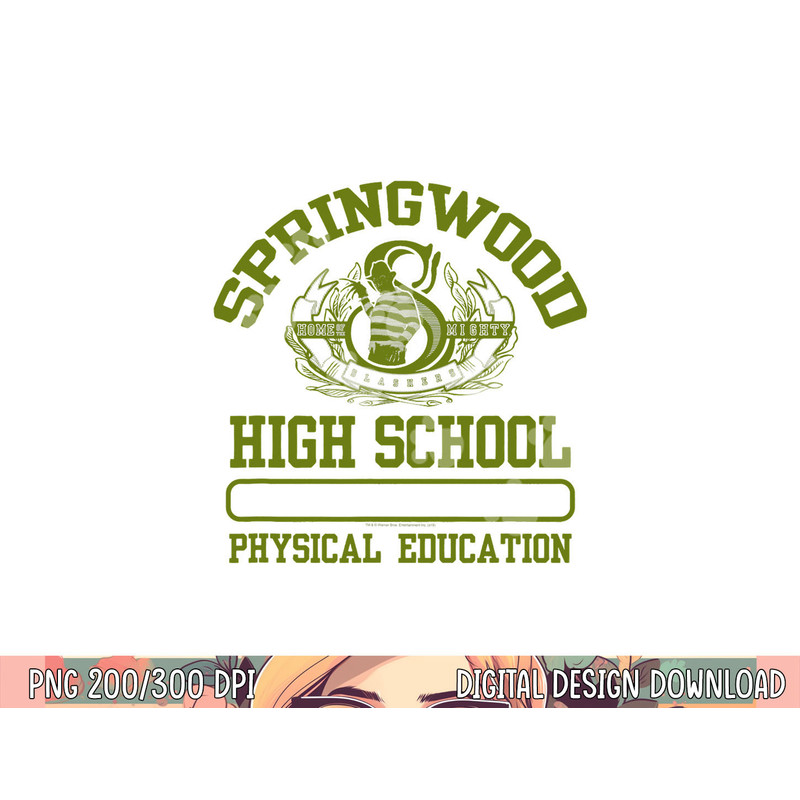 Nightmare on Elm Street Springwood Highschool P.E. png, sublimation .jpg