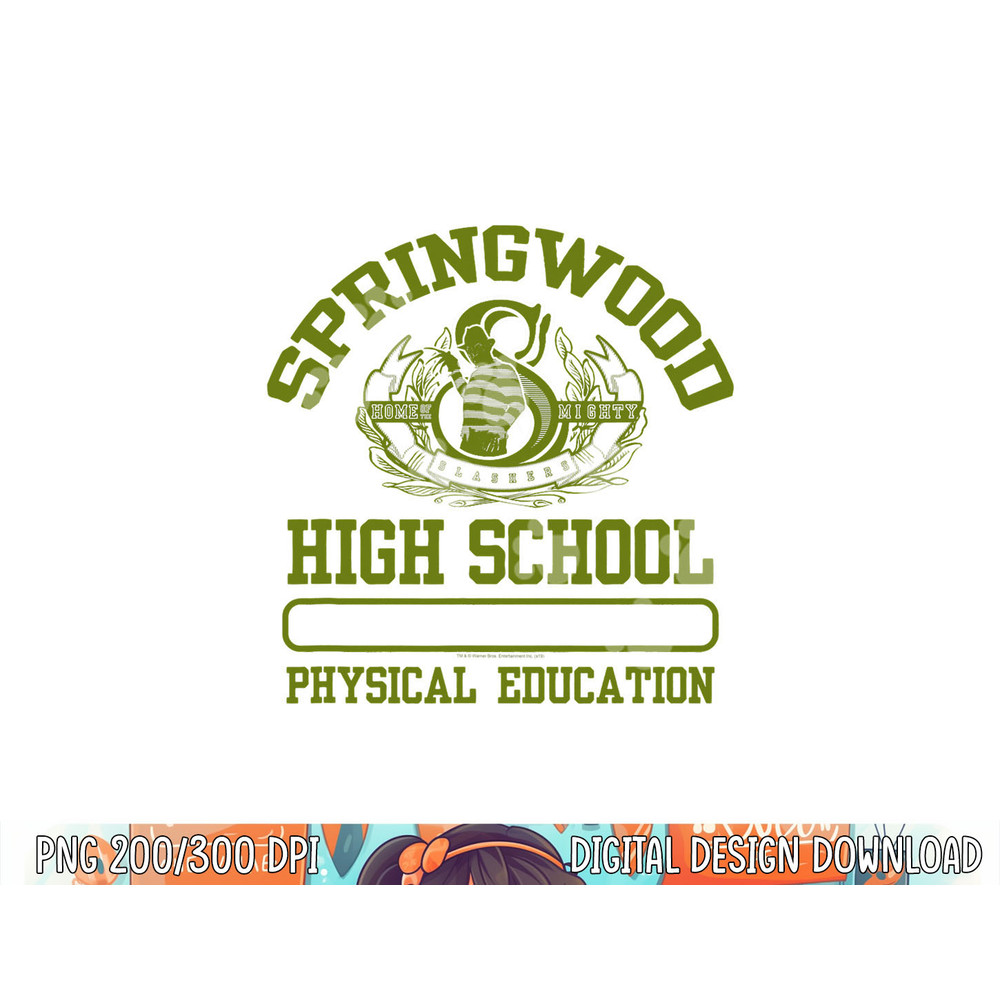 Nightmare on Elm Street Springwood Highschool P.E. png, sublimation .jpg