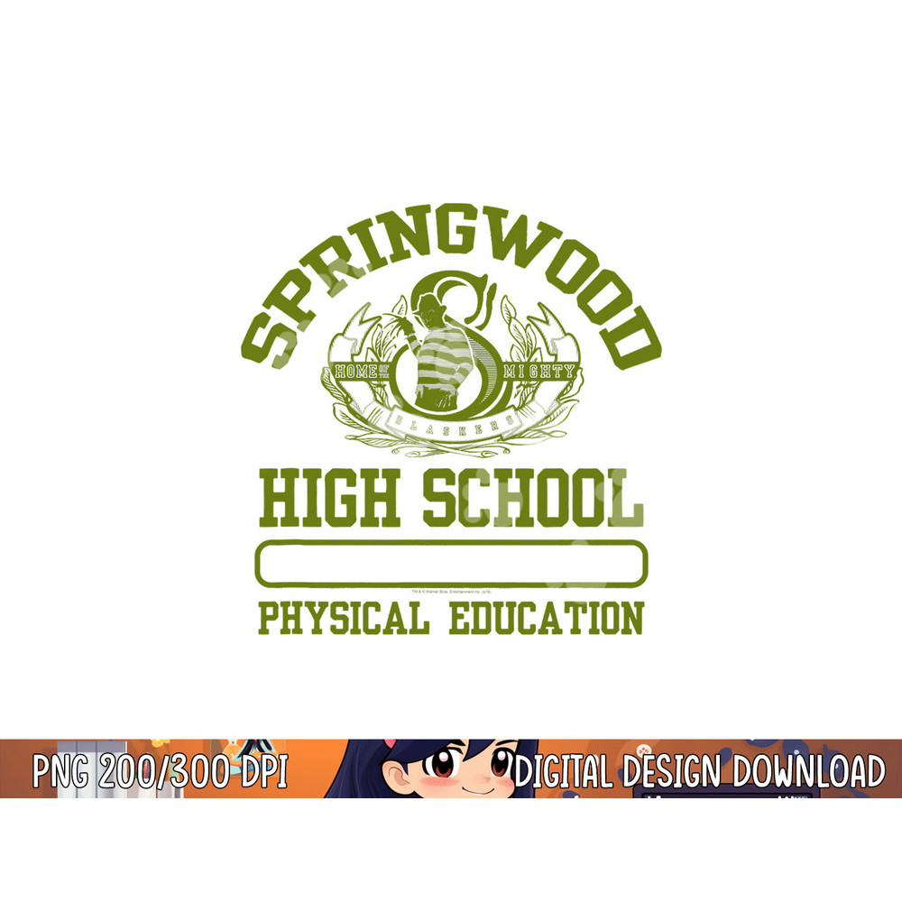 Nightmare on Elm Street Springwood Highschool P.E. png, sublimation .jpg