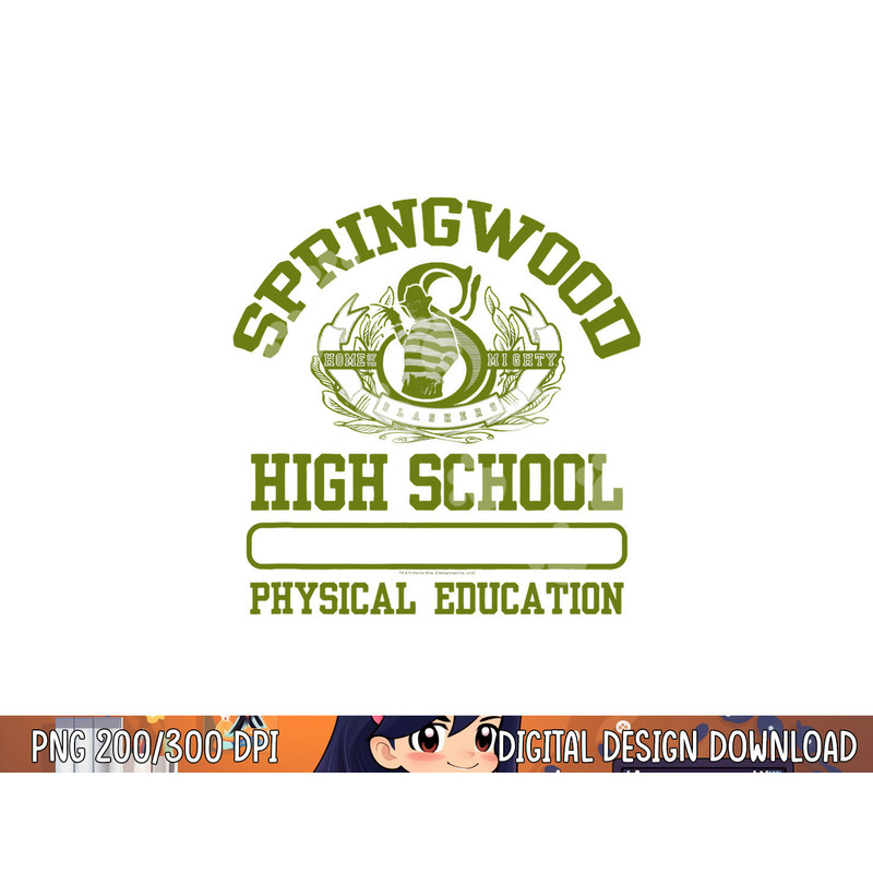 Nightmare on Elm Street Springwood Highschool P.E. png, sublimation .jpg