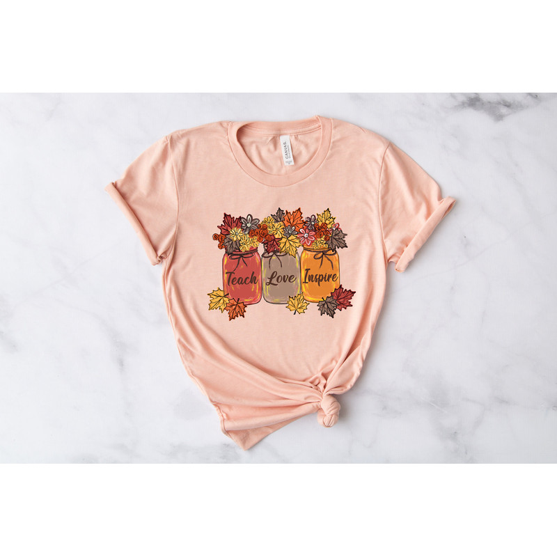 Fall Teacher Sweatshirt, Thankful Floral Sweatshirt, Teach Love Inspire Shirt, Teacher Thanksgiving Shirt, Fall School Shirt - 3.jpg