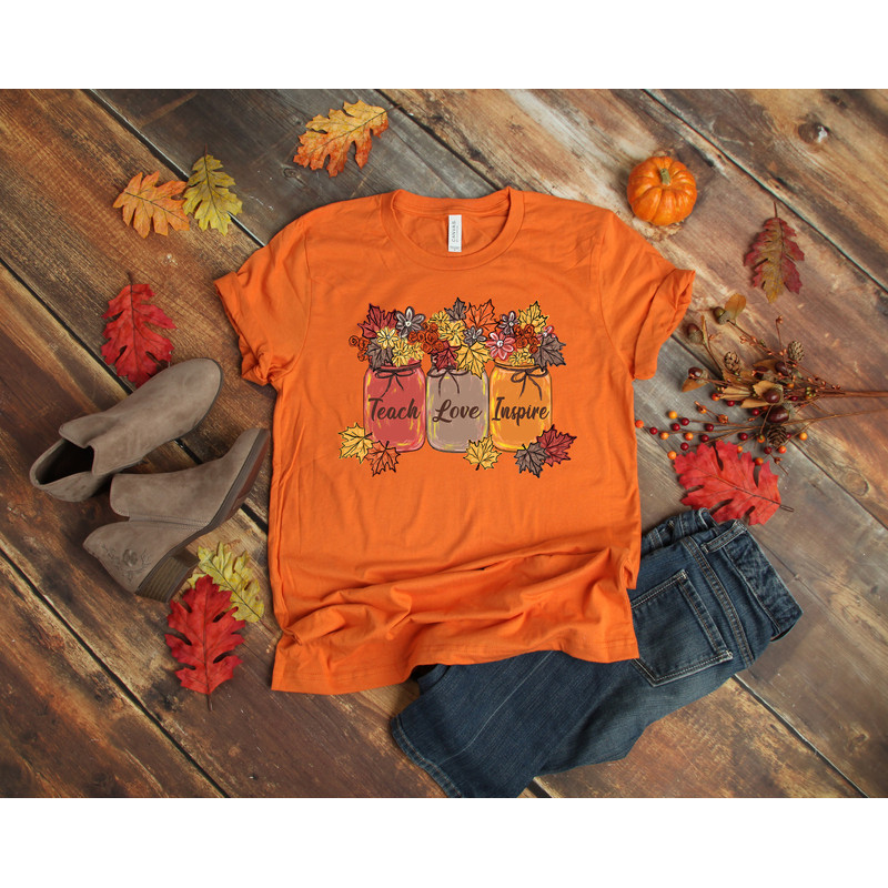 Fall Teacher Sweatshirt, Thankful Floral Sweatshirt, Teach Love Inspire Shirt, Teacher Thanksgiving Shirt, Fall School Shirt - 4.jpg