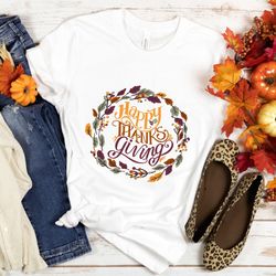happy thanks giving shirt, gift for thanksgiving,