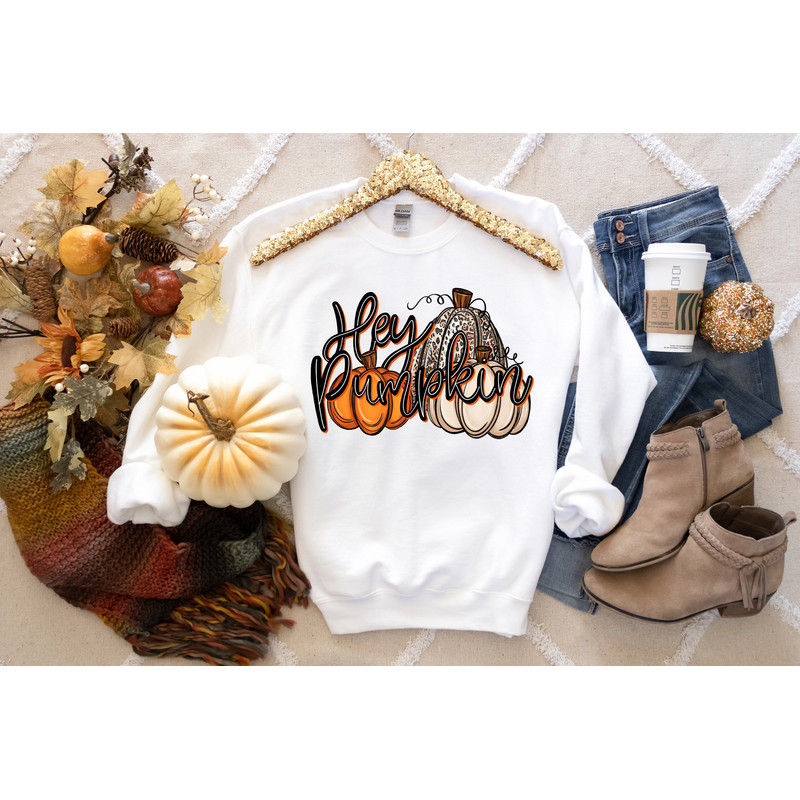 Hey Pumpkin, Hello Pumpkin, Fall Shirt, Pumpkin Shirt, Fall Women, Fall Tshirts, Retro Shirt, Thanksgiving Shirts, Leopard Pumpkin - 1.jpg