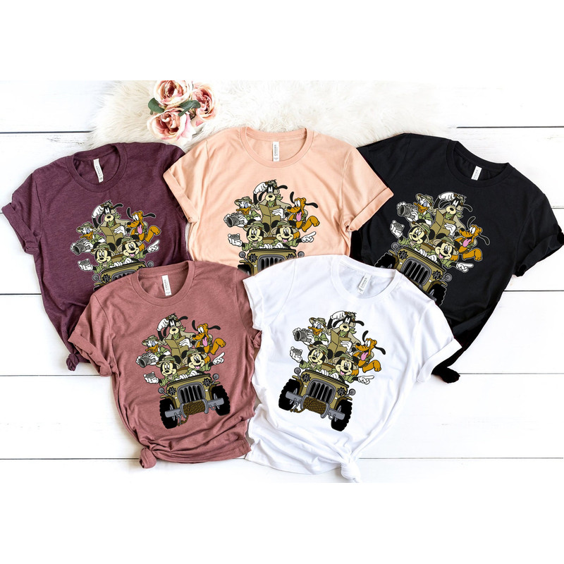 Mickey & Friends Animal Kingdom Safari Jeep Shirt, Disney Shirt, Disney Safari Trip Shirt, Mickey And Friend Shirt, Animal Kingdom Shirt - 1.jpg