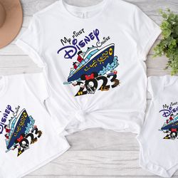 my first disney shirt, disney cruise 2023 shirt, disney family shirts, disney cr
