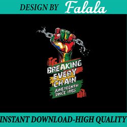 juneteenth breaking every chain since 1865 png, juneteenth celebrating 1865 png,emancipation day png, afro png