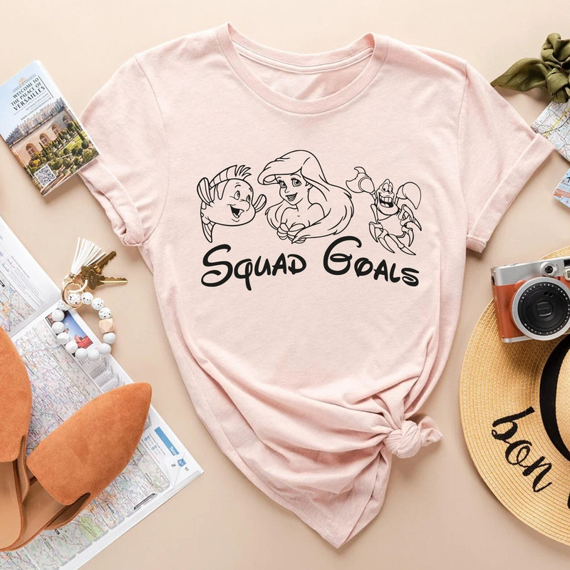 Squad Goals Tee, The Little Mermaid, Under The Sea Shirt, Sebastian Shirt, The Little Mermaid Shirt, Disneyland Shirt, Disney Shirt, - 1.jpg