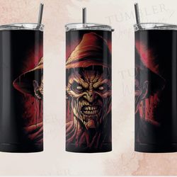 horror skinny tumbler, horror sublimation designs 20oz skinny tumbler, horror for straight tapered 30oz skinny tumbler