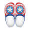 Captain America clogs, Avengers, looks like crocs shoes, slippers, flip flops Birthday gift Custom clogs for men, women and kids.jpg
