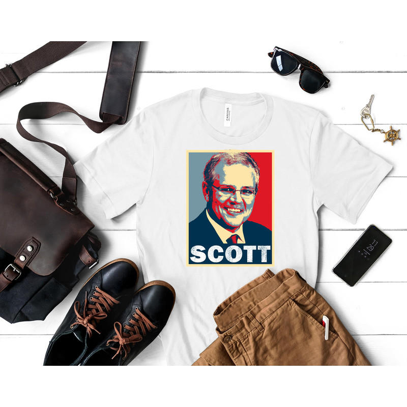 Australia Prime Minister Scott Morrison Classic T-Shirt 253_White_White.jpg