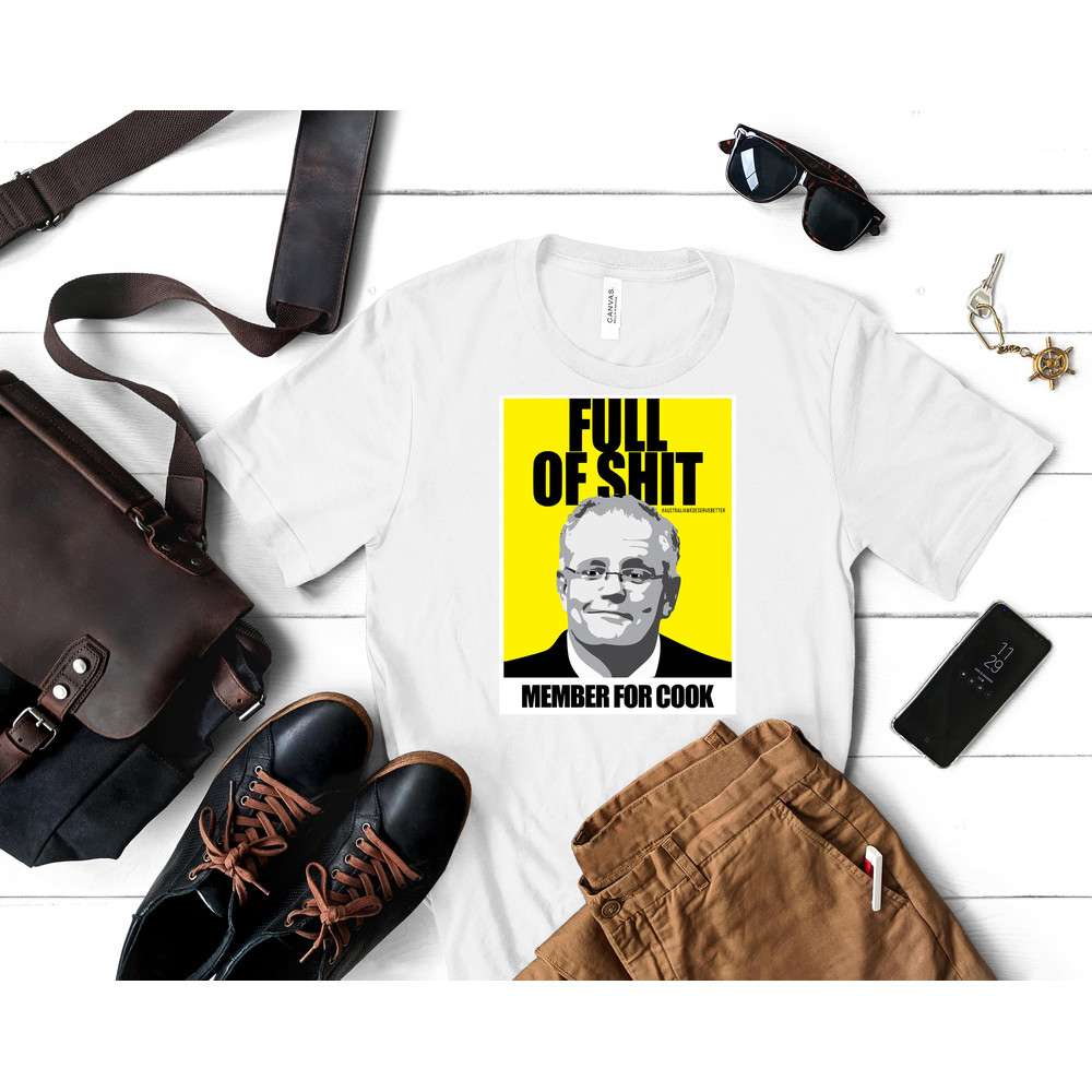 Birthday Gift Scott Australia Morrison Retro Wave Classic T-Shirt 393_White_White.jpg