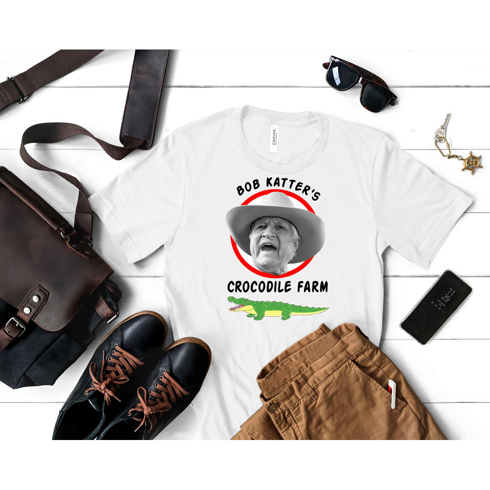 Bob Katter&39;s Crocodile Farm large Classic T-Shirt 8_White_White.jpg