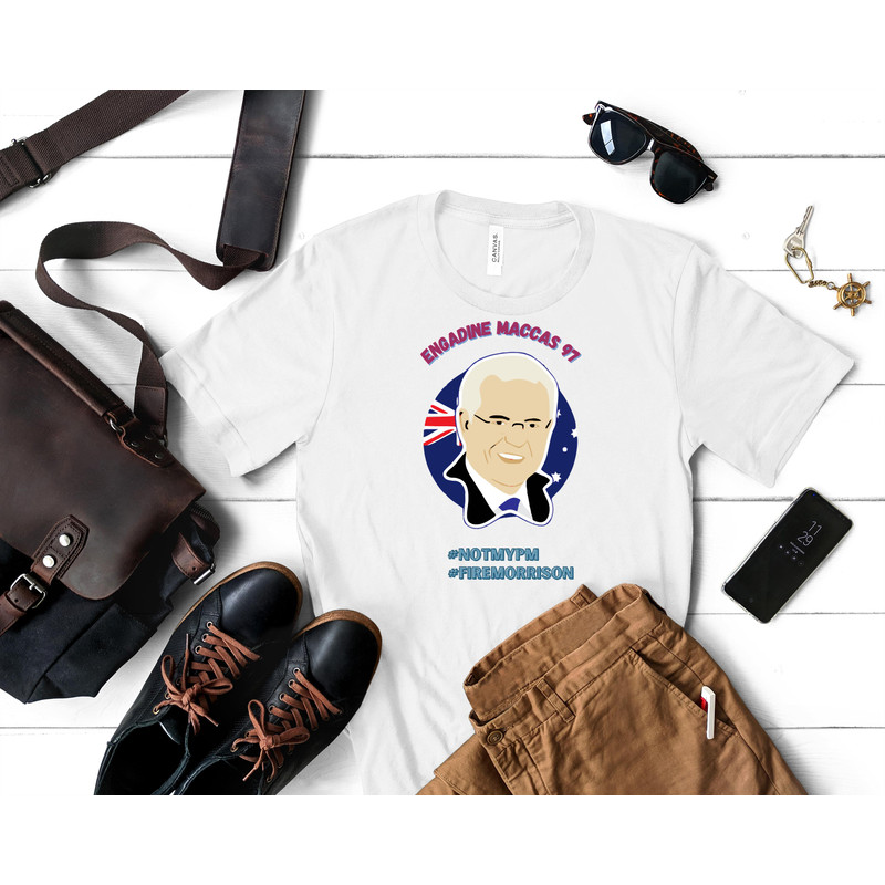Engadine Maccas 97 notmypm Firemorrison    Classic T-Shirt 51_White_White.jpg