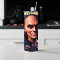 horror skinny tumbler, wrap sublimation design skinny glitter tumbler, sublimation design instant skinny glitter tumbler