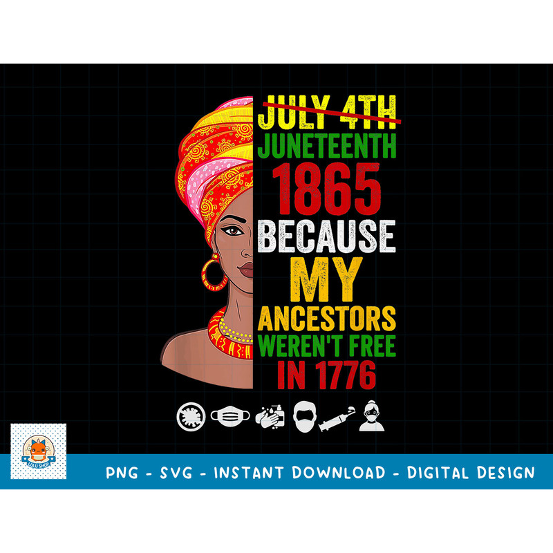 Juneteenth Queen Melanin African American Plus Size Graphic T-Shirt copy.jpg