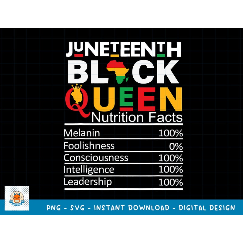 Juneteenth Women Black Queen Nutritional Facts 4th Of July T-Shirt copy.jpg