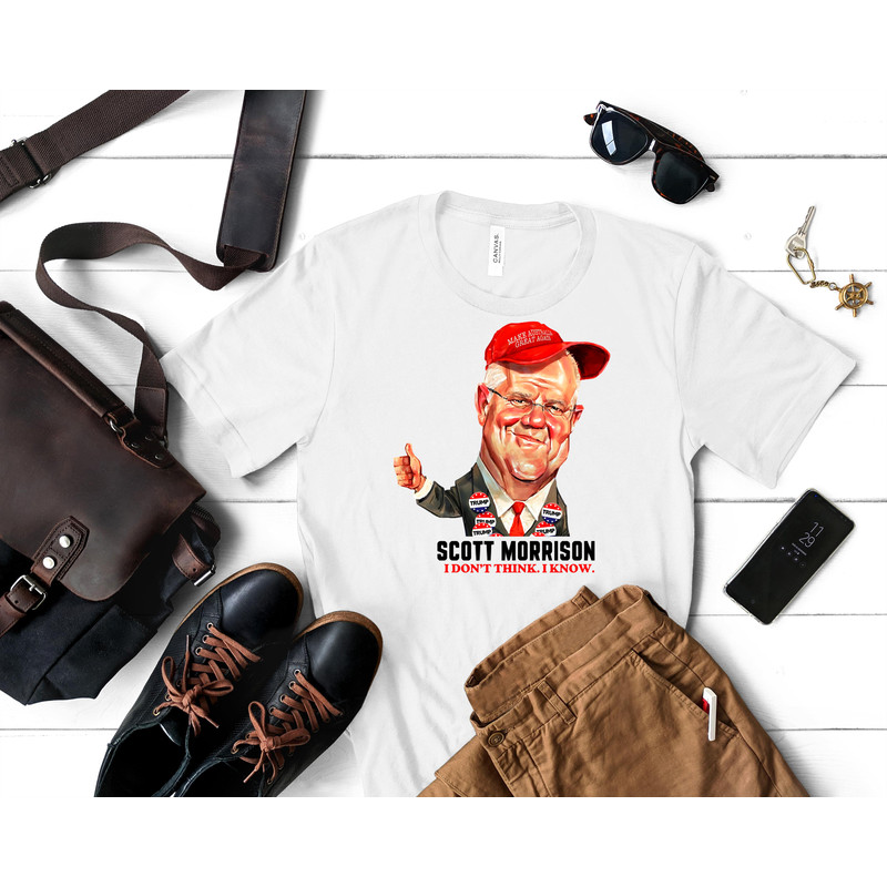 Funny Gift Scott Prime Minister Morrison  Cute Gifts Classic T-Shirt 375_White_White.jpg