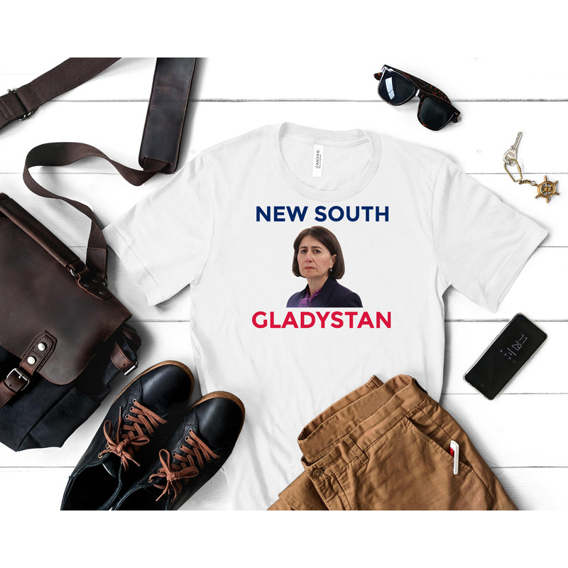 Gladys Berejiklian - New South Gladystan Classic T-Shirt 342_White_White.jpg