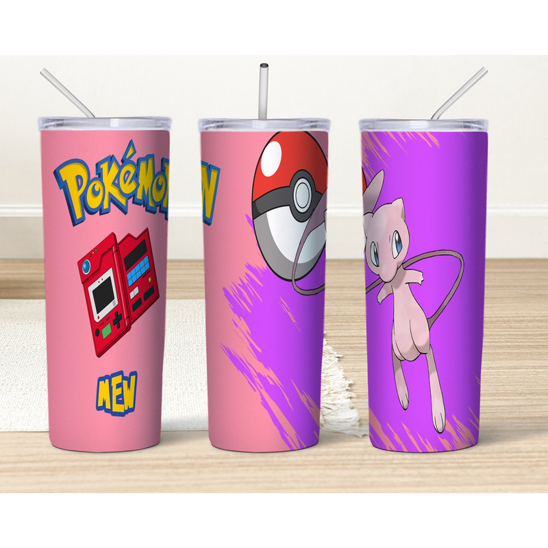 Anime Pokemon, skinny tumbler, 30oz skinny tumbler.jpg