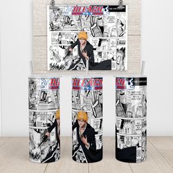 anime, bleach, skinny tumbler, 30oz skinny tumbler