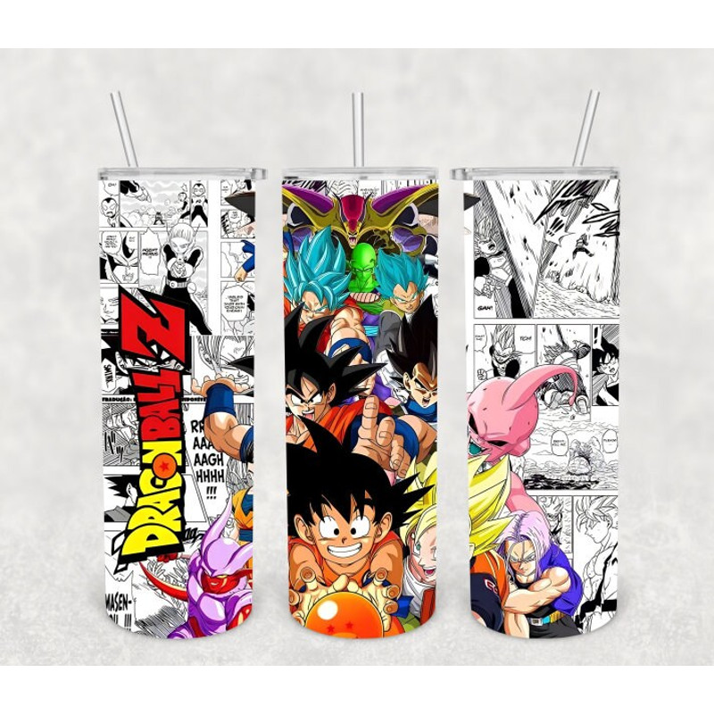 Deku and Bakugou The Clash of Quirks, skinny tumbler, 30oz skinny tumbler.jpg