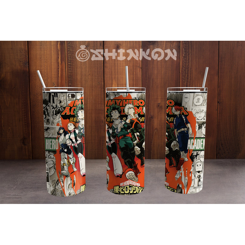 My Hero Academia, skinny tumbler, 30oz skinny tumbler.jpg