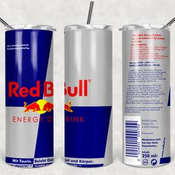 red bull logo tumbler wrap design, soda tumbler, 20oz tumbler designs