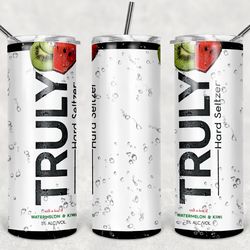 truly watermelon kiwi tumbler wrap design, soda tumbler, 20oz tumbler designs