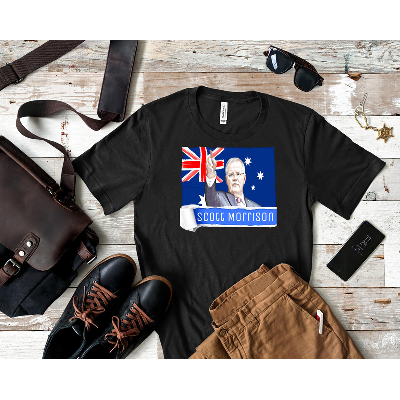 Day Gift Scott Australia Morrison Cool Gifts Classic T-Shirt 391_Shirt_Black.jpg