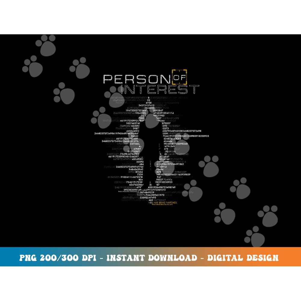 Person of Interest Digits Longsleeve T Shirt Long Sleeve  png, sublimation.jpg