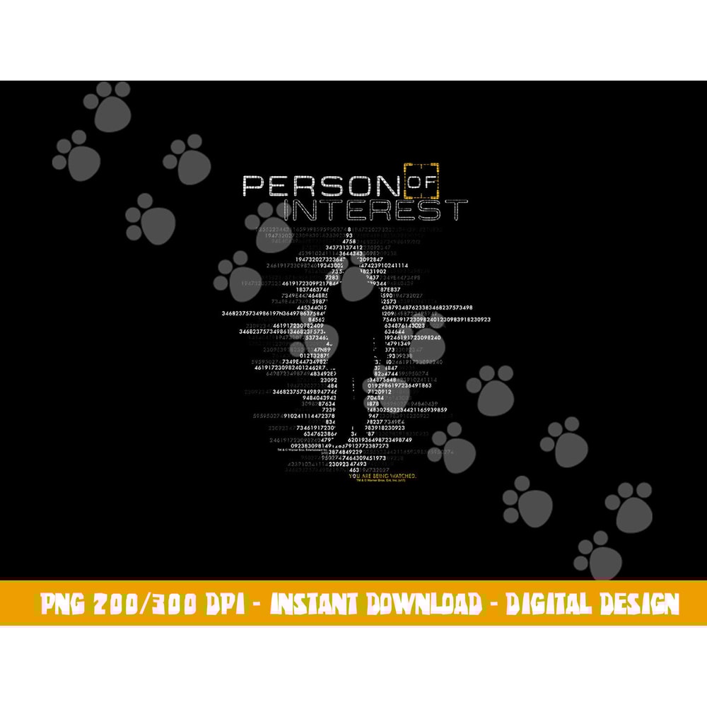 Person of Interest Digits Longsleeve T Shirt Long Sleeve png, sublimation .jpg