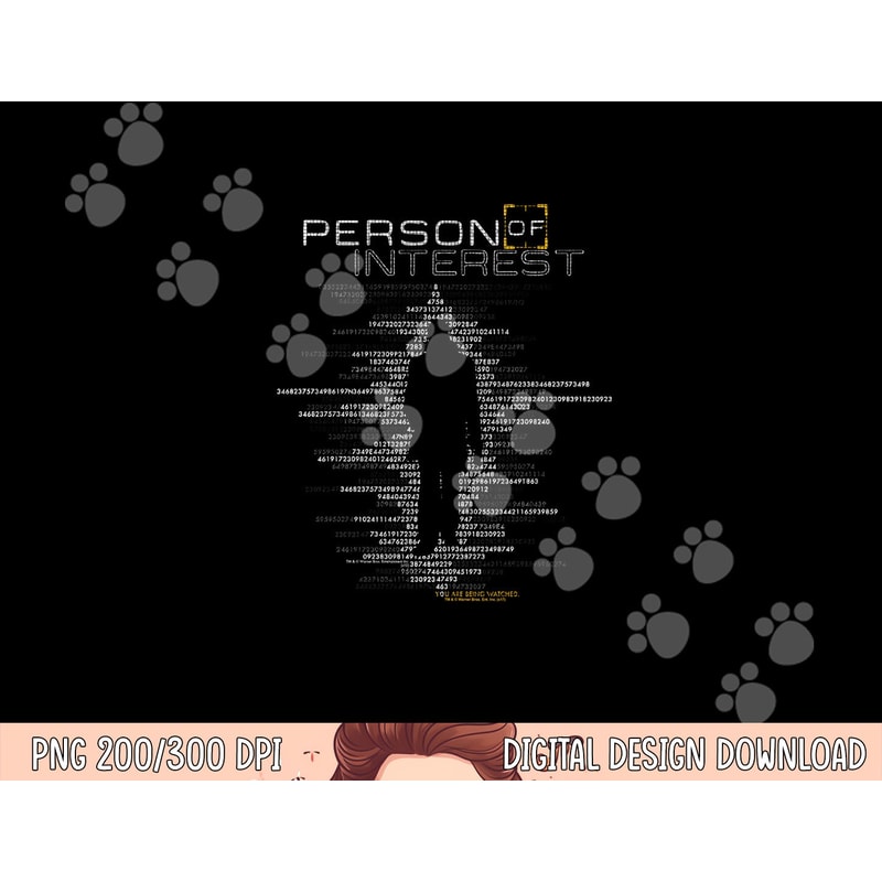 Person of Interest Digits Longsleeve T Shirt Long Sleeve png, sublimation .jpg