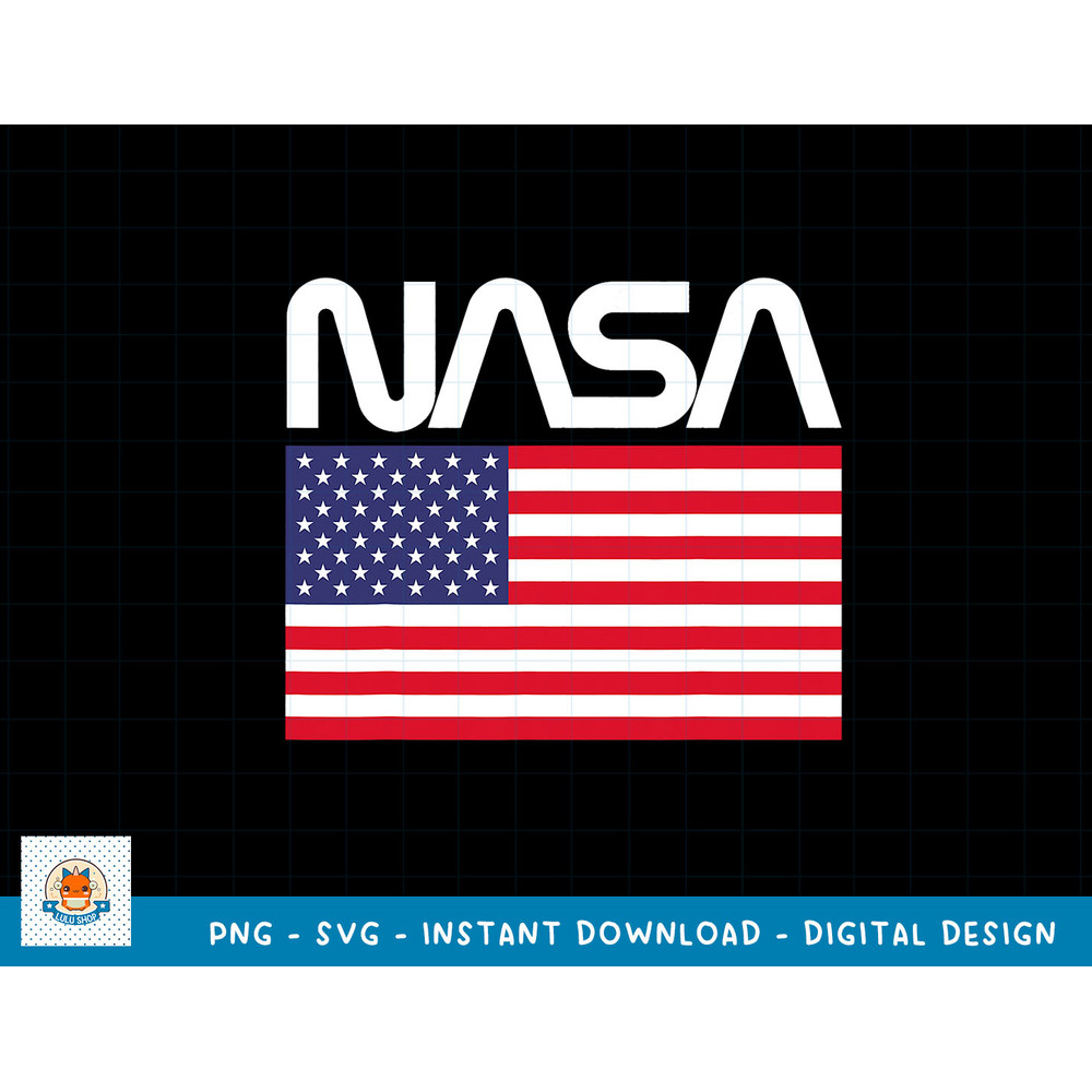NASA 4th of July American Flag Space T-Shirt copy.jpg