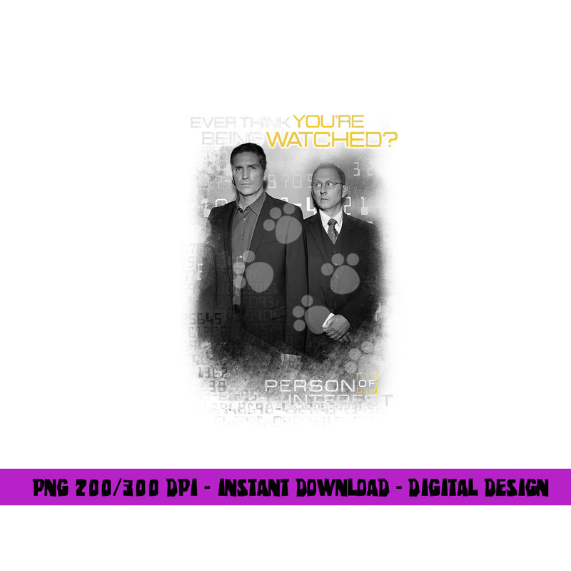 Person of Interest Watched  png, sublimation .jpg