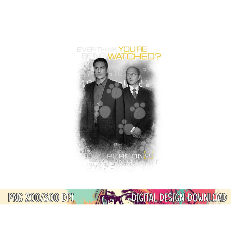 Person of Interest Watched png, sublimation .jpg