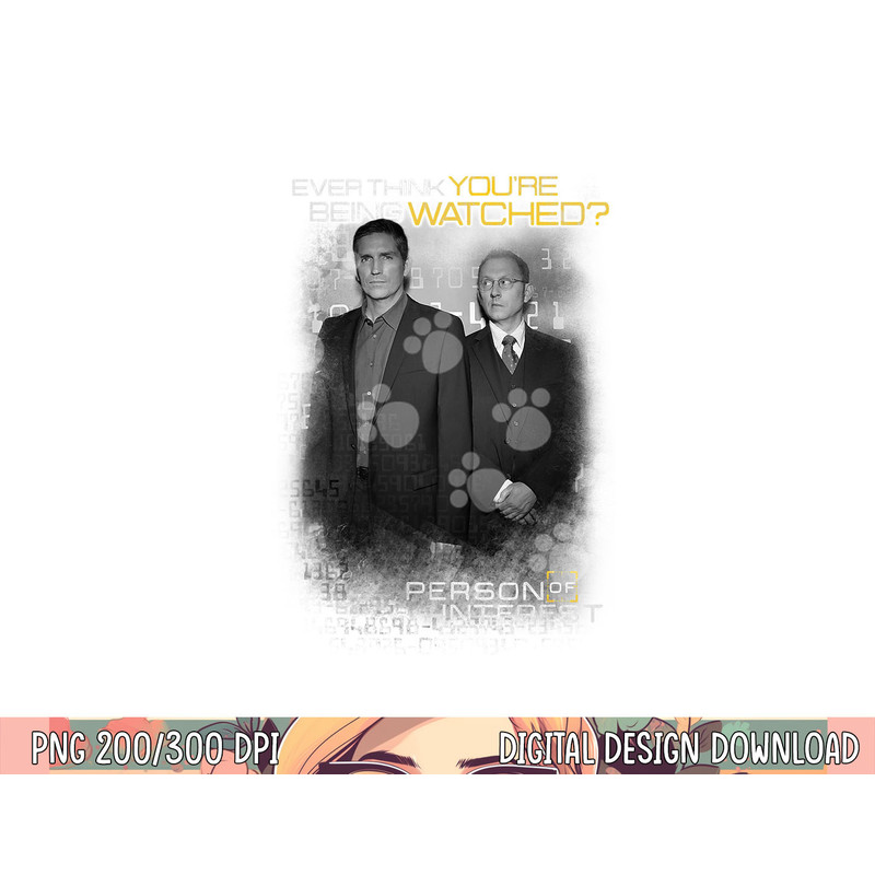 Person of Interest Watched png, sublimation .jpg