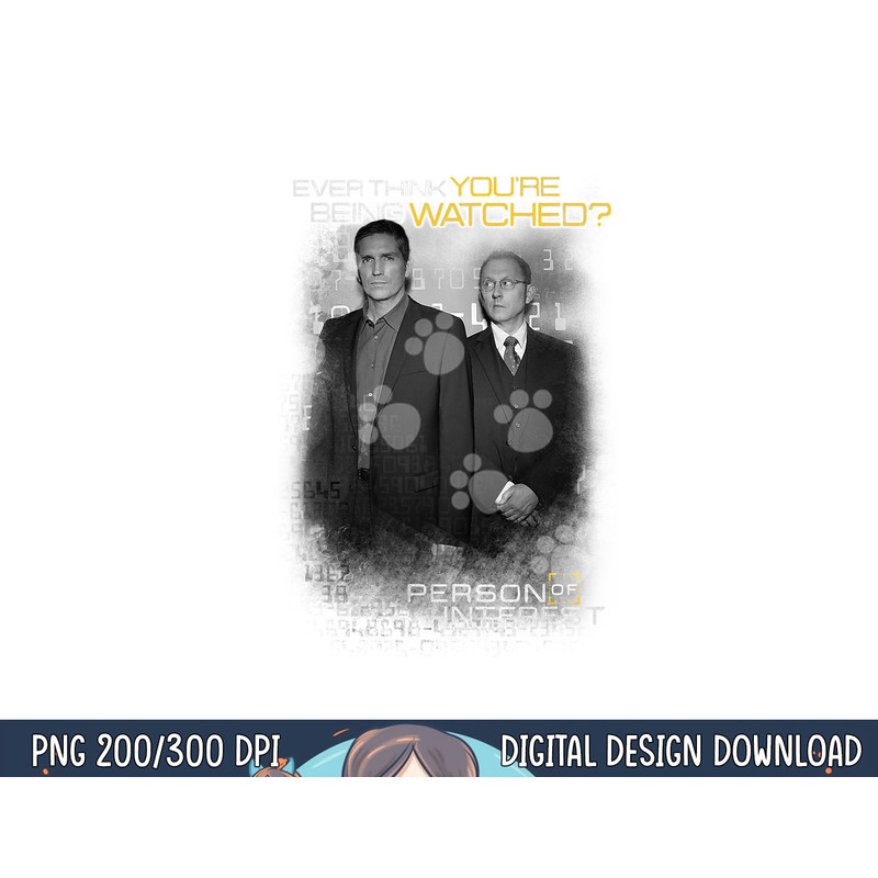 Person of Interest Watched png, sublimation .jpg