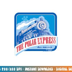 polar express all aboard t shirt  png, sublimation