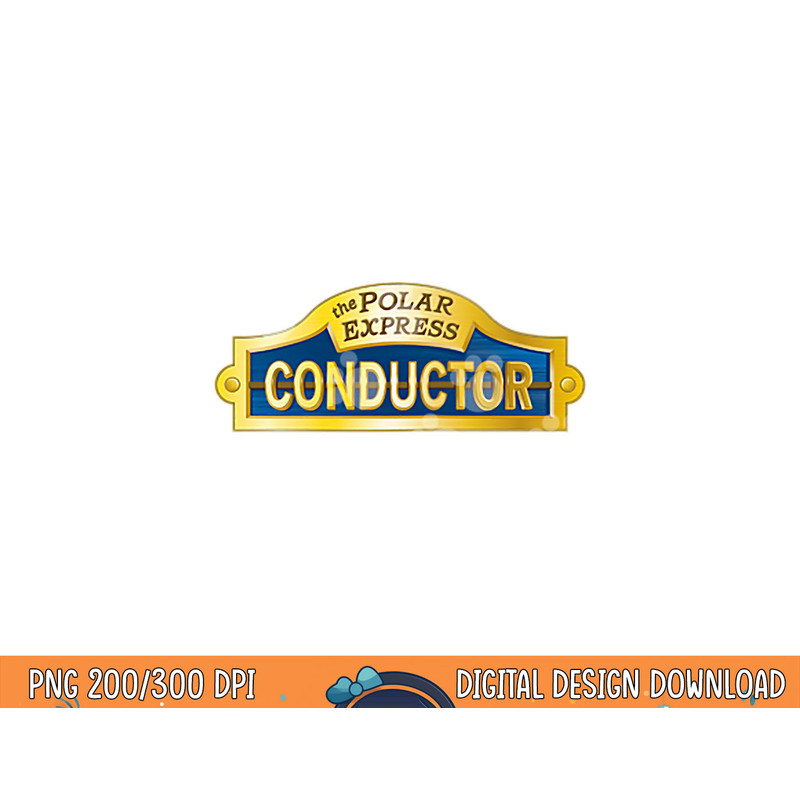 Polar Express Conductor T Shirt  png, sublimation .jpg