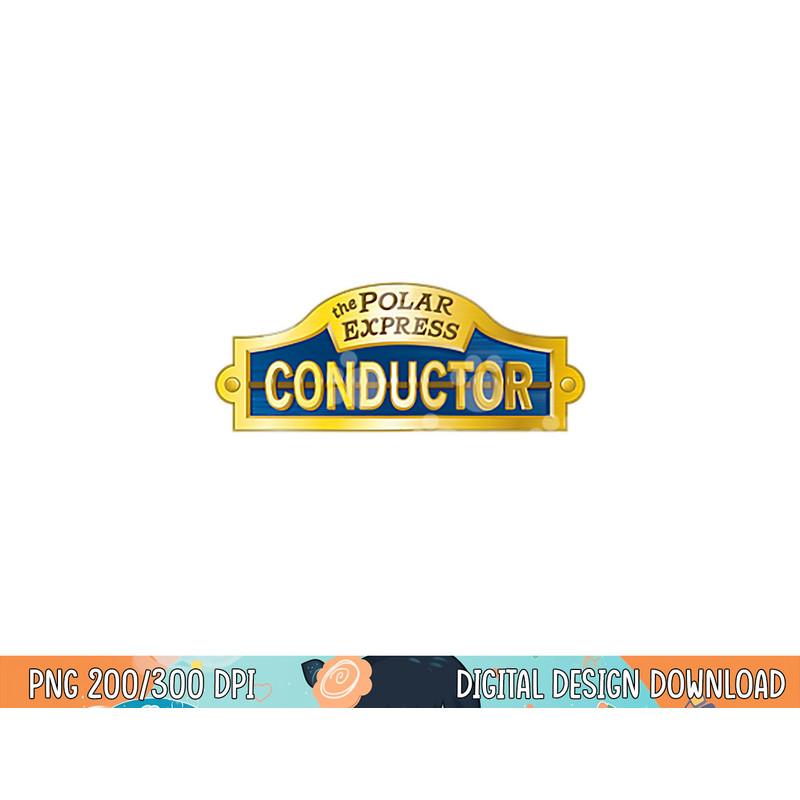 Polar Express Conductor T Shirt  png, sublimation .jpg
