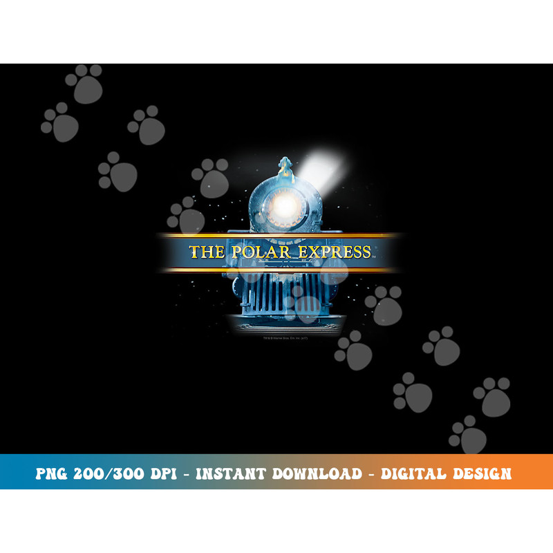 Polar Express Train Logo  png, sublimation.jpg