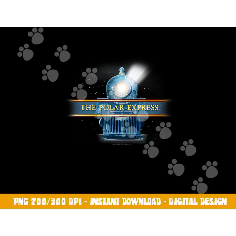 Polar Express Train Logo png, sublimation .jpg